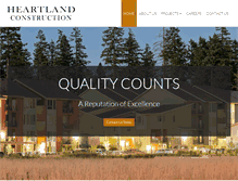 Tablet Screenshot of heartlandwa.com